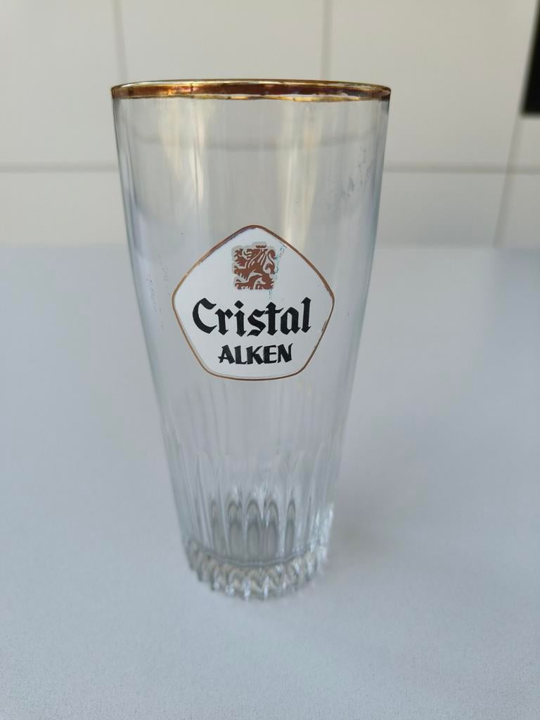 Cristal Alken bierglas, Verzamelen, Ophalen, Gebruikt