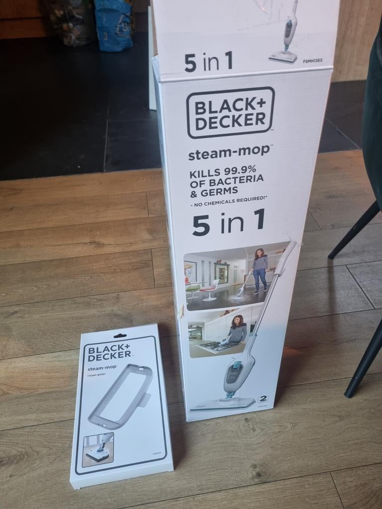 Black+Decker 5 in 1 steam-mop, Ophalen of Verzenden