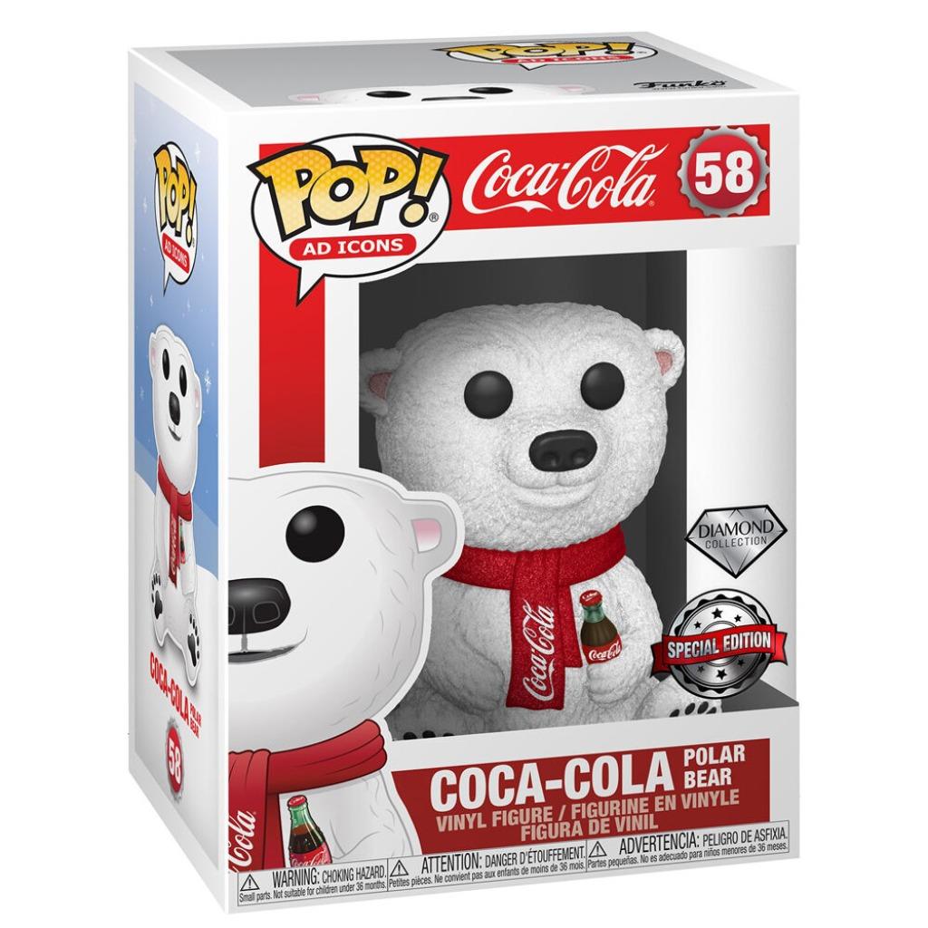 Funko POP Coca-Cola - Coca-Cola Polar Bear (58) Diamond Ed., Neuf, Enlèvement ou Envoi, Funko, Supportemea@funko.com