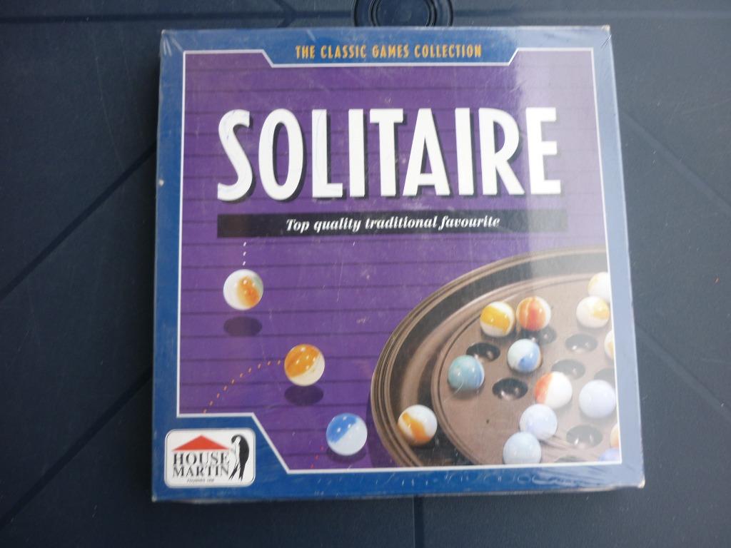 Bordspel - Solitaire in blister, Een of twee spelers, Ophalen of Verzenden, Nieuw