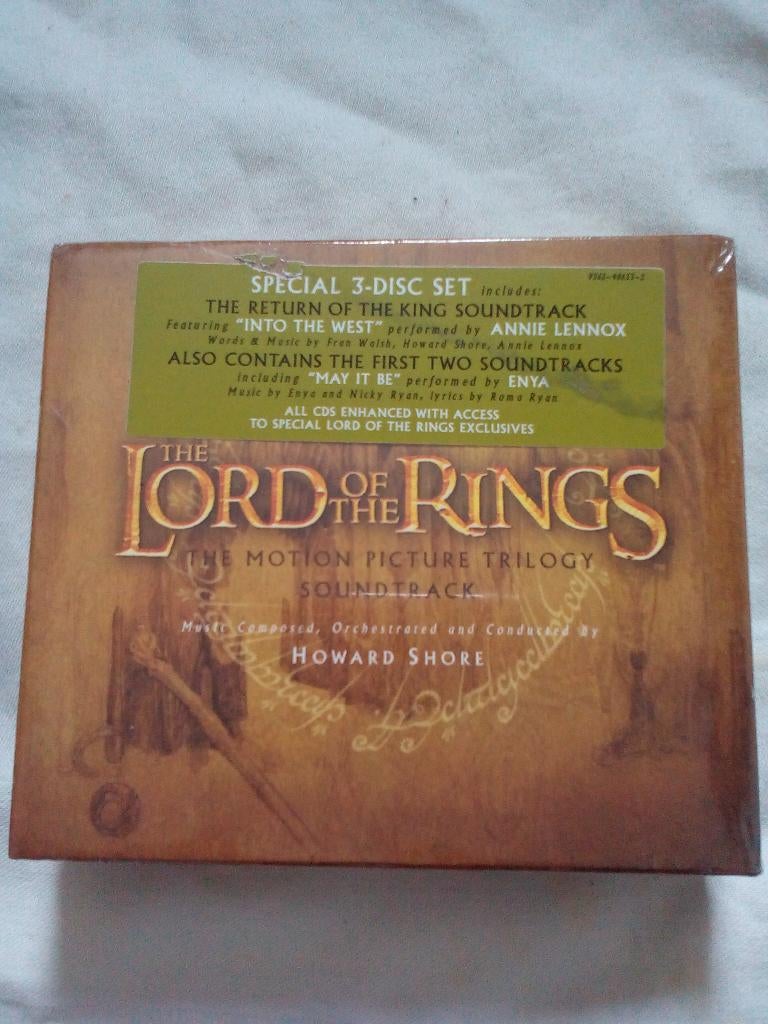 Lord of the Rings 3 CD - Soundtrack van de films, Cd's en Dvd's, Ophalen of Verzenden, Nieuw in verpakking