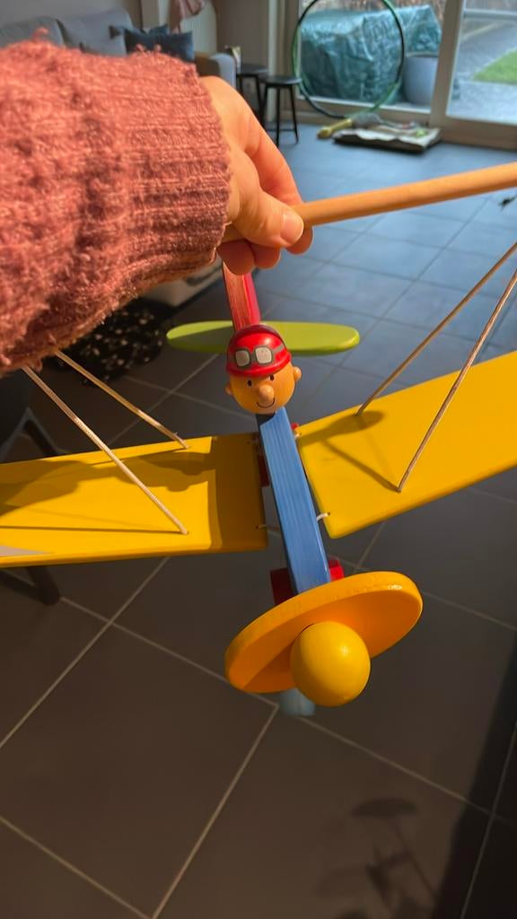 Leuk vliegtuigje in hout, Enlèvement ou Envoi, Utilisé, Autres types