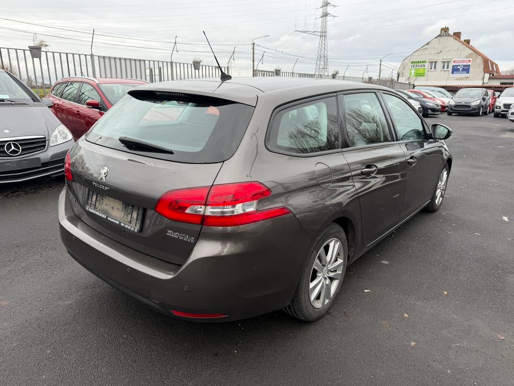 Peugoet 308 diesel 1.6 EU5b, Auto's, Euro 5, Stof, 4 cilinders, Bruin