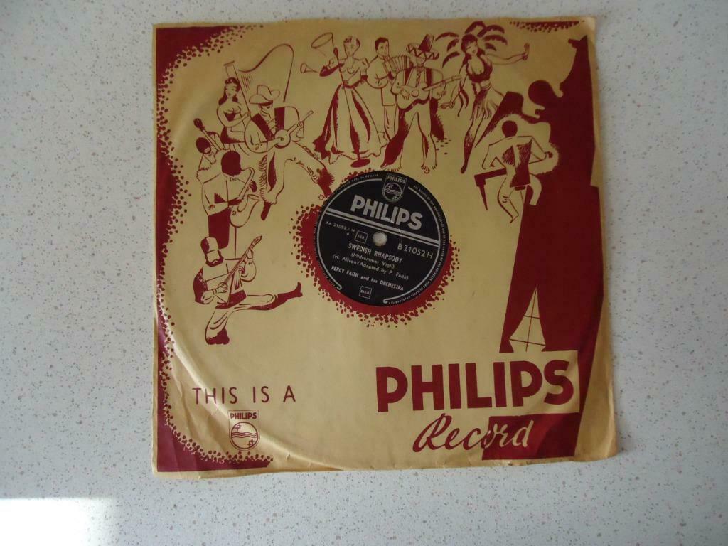 78 Toeren / LP ""Percy Faith"  Song From Moulin Rouge anno 1, Enlèvement ou Envoi, Utilisé, 10 pouces