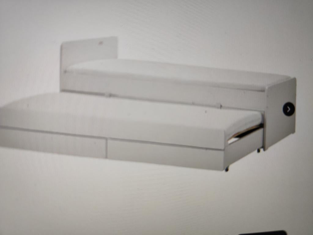 Uitschuifbaar bed 90x200 met ladebed en opberglade, Ophalen