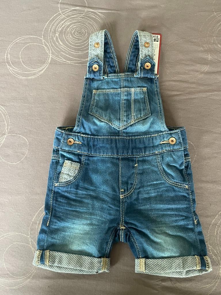 Jeans salopette S.Oliver Mt 74 NIEUW, Ophalen, Jongetje of Meisje, Nieuw, Pakje