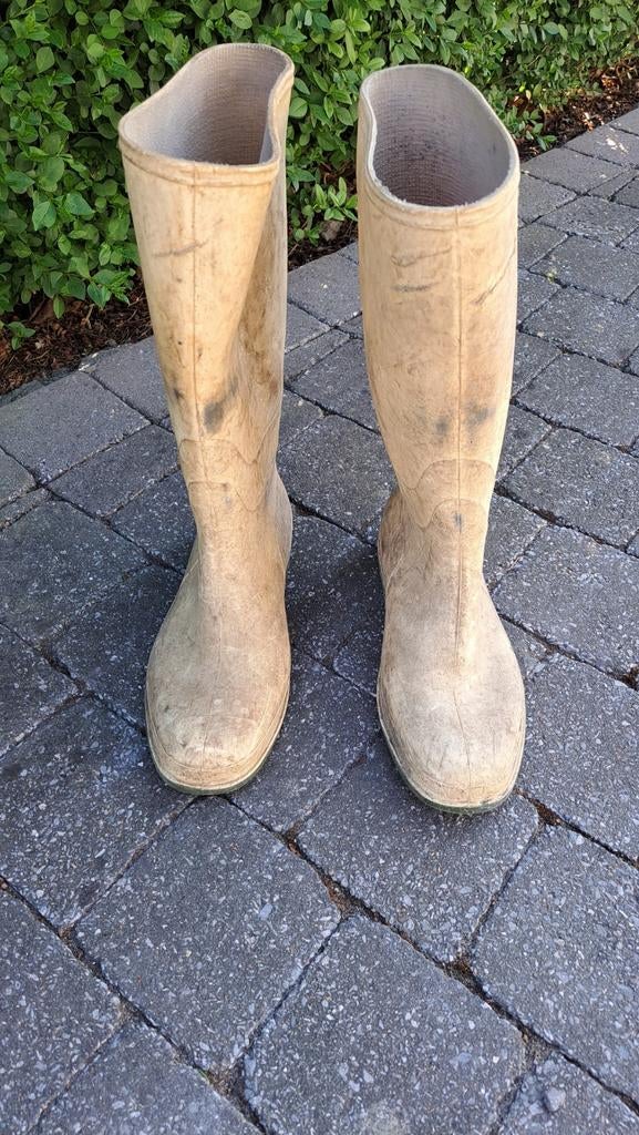rubberen laarzen maat 46, Ophalen, Gebruikt, Laarzen