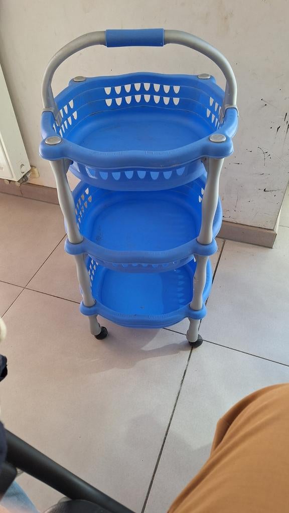 Plastic Keuken trolley, Ophalen, Gebruikt