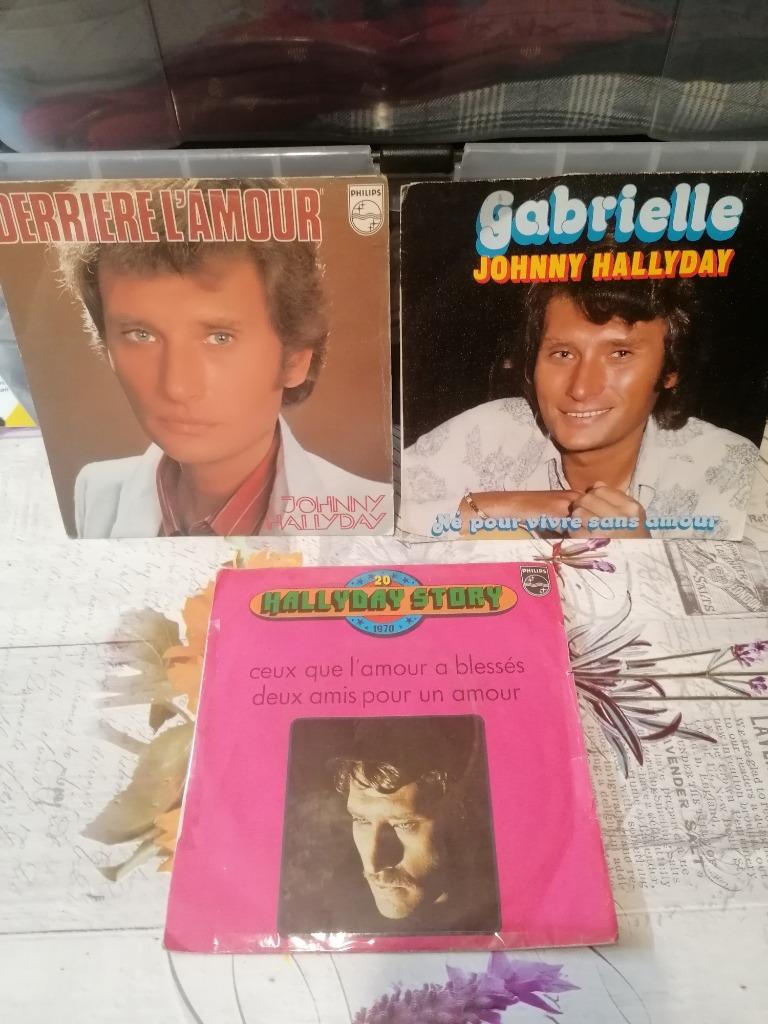 3 disques vinyles 45 tours., Enlèvement ou Envoi, Utilisé, Single