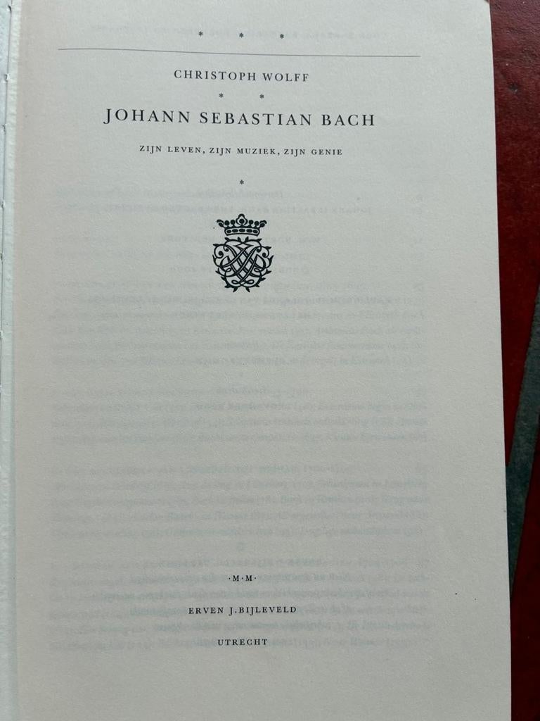 Johann Sebastian Bach, zijn leven,zijn muziek, zijn genie, Boeken, Ophalen of Verzenden