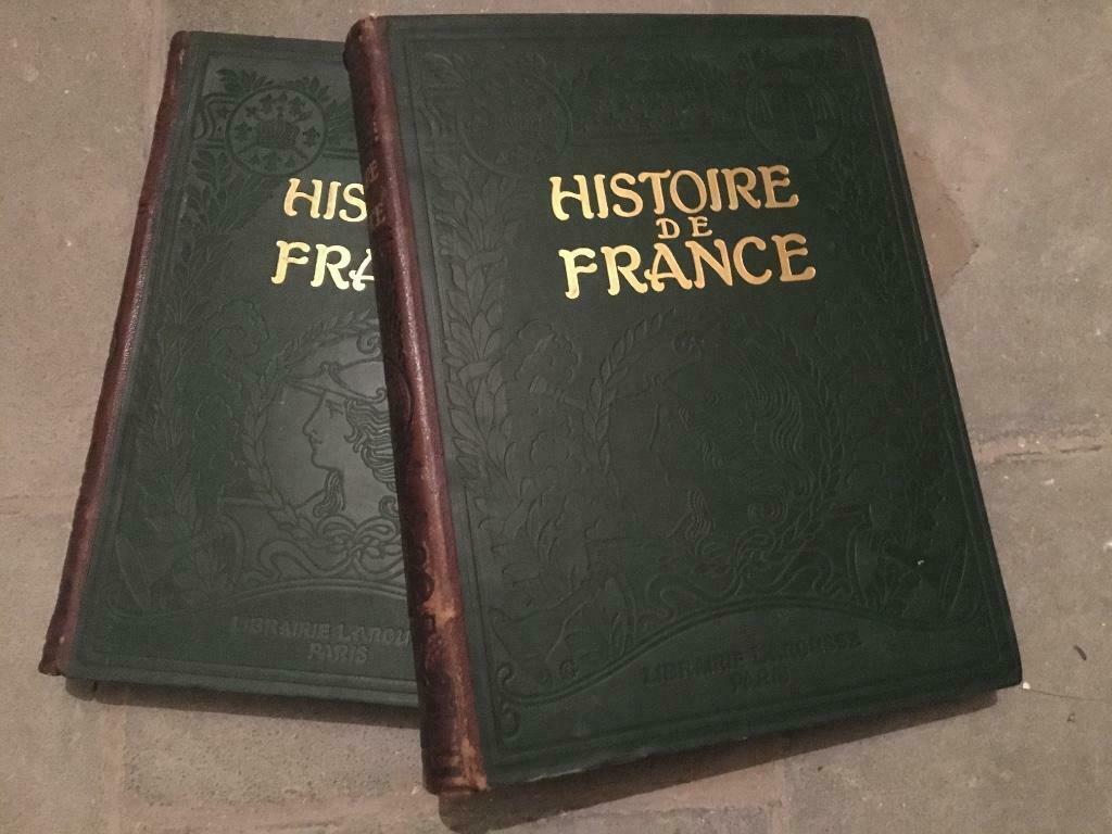 Histoire de France illustrée ( 2 volumes), Ophalen, 20e eeuw of later, Gelezen, Ed Larousse
