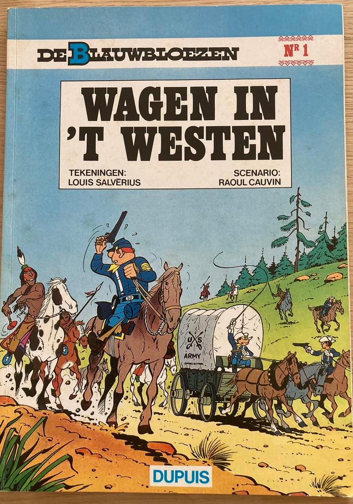 De Blauwbloezen - Wagen in ‘t westen, Boeken, Ophalen, Zo goed als nieuw