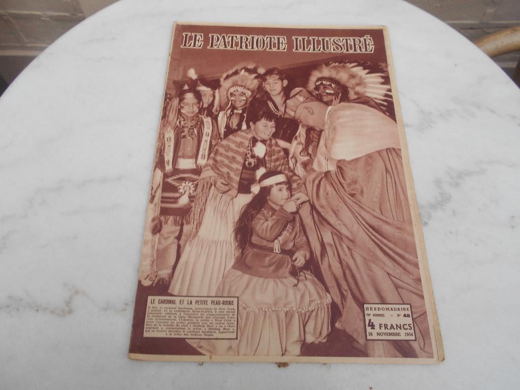ancien magazine "Le patriote illustré" 1954 N48, Enlèvement ou Envoi, 1940 à 1960, Journal ou Magazine