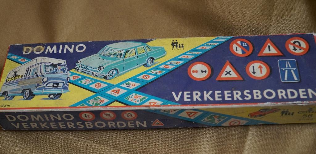 vintage dominospel, Ophalen of Verzenden