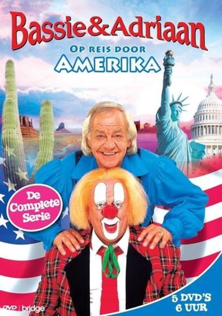 Bassie en adriaan dvd  vox amerika compleet, Ophalen of Verzenden