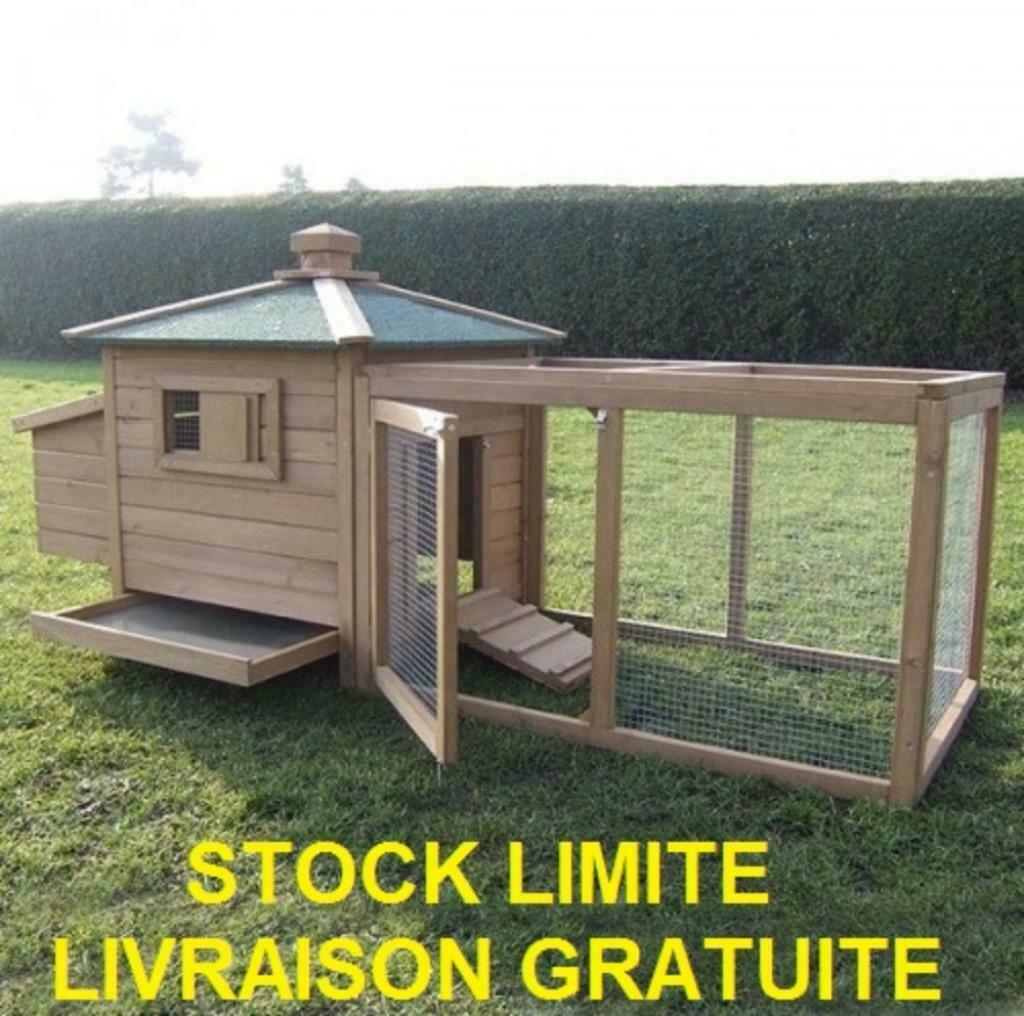 Poulailler abri poule coq enclos poule maison poule XXL, Verzenden, Nieuw, Kippenhok of Kippenren