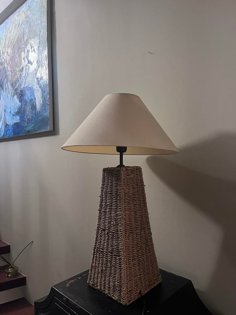 Prachtige staande lamp met kap, Tuin en Terras, Ophalen of Verzenden, Nieuw, Overige materialen, Staande lamp