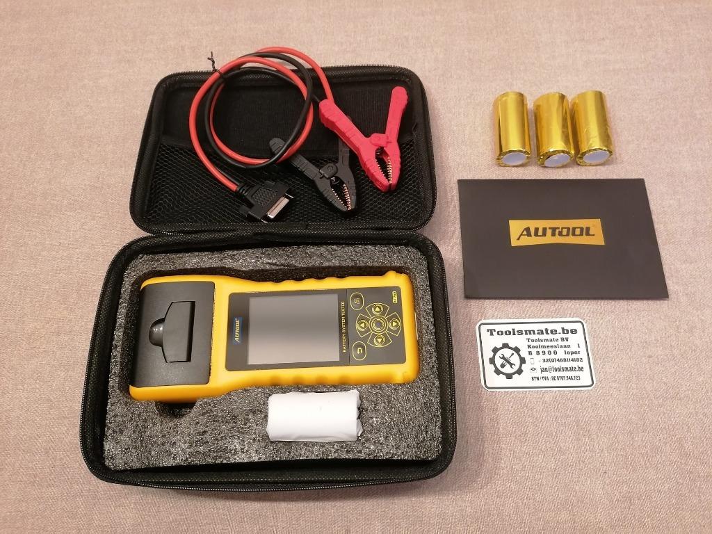 Batterij tester 12V 24V met printer : 20 - 3000 CCA, Auto diversen, Autogereedschap, Nieuw, Ophalen of Verzenden