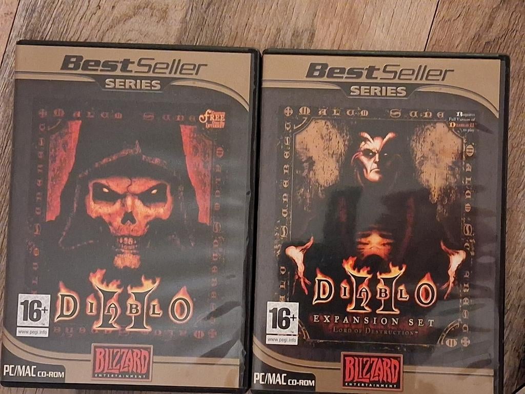 PC : Diablo 2 + Diablo 2 expansion set, Games en Spelcomputers, Verzenden, Zo goed als nieuw