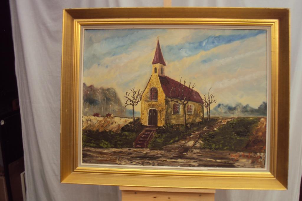 schilderij 60x80 cm, Antiek en Kunst, Ophalen