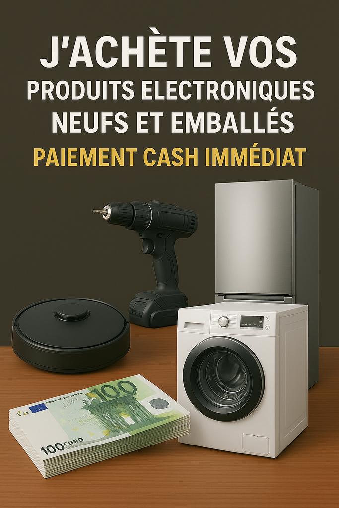 📦 RACHAT PRODUITS ÉLECTRONIQUES NEUFS  EMBALLÉS 💶 CASH, Elektronische apparatuur, Wasmachines, Zo goed als nieuw, Ophalen