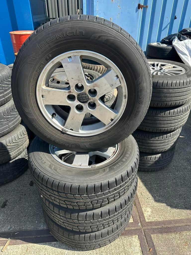 All season wielen mitsubishi 215/70 R16 100H, Enlèvement