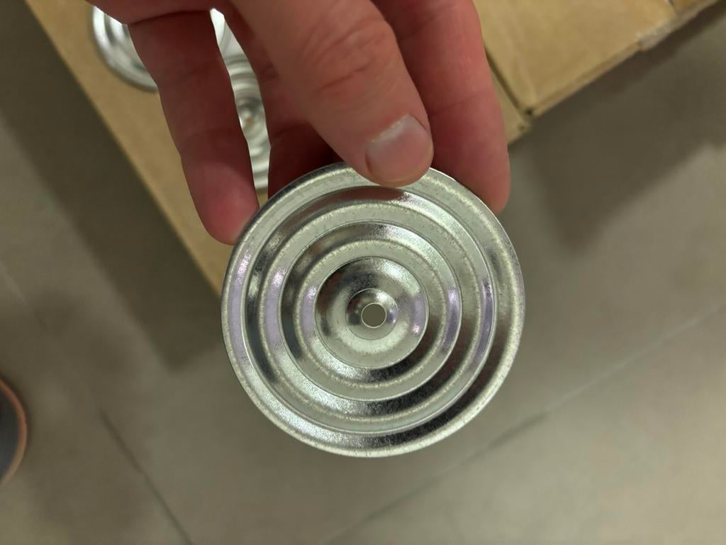 Boite de 200 rondelles 70mm pour plaques d’isolation, Enlèvement ou Envoi, Neuf, 50 à 100 mm, Autres types