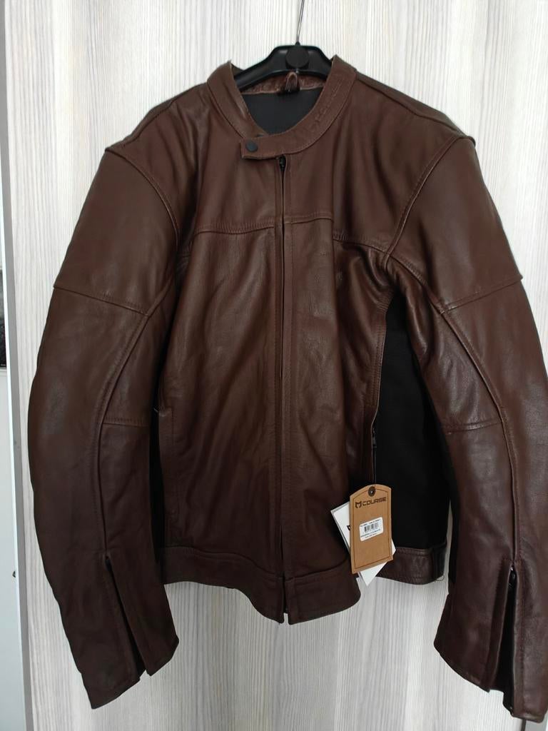 Course motorjas - leder NIEUW, Motoren, Kleding | Motorkleding, Ophalen, Nieuw met kaartje