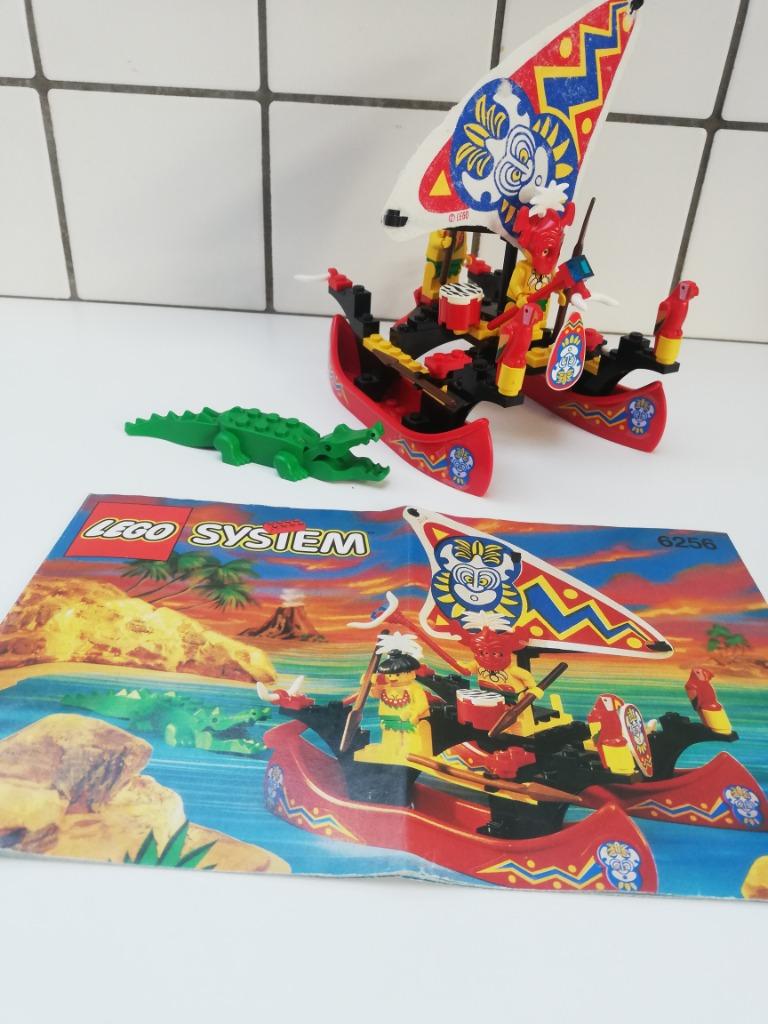 lego 6256 piraten Islander Catamaran, Ophalen of Verzenden, Gebruikt, Complete set, Lego