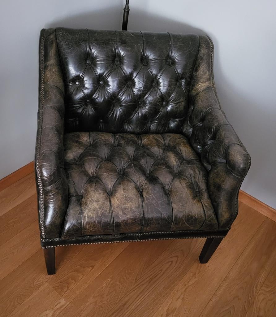 Chesterfield in leder, Ophalen, Zo goed als nieuw