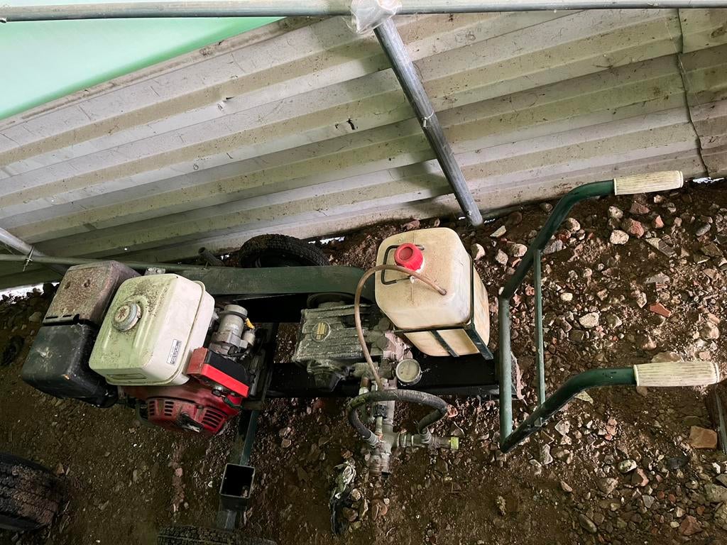 Hogedrukreiniger op benzine, Ophalen, Gebruikt, Benzine