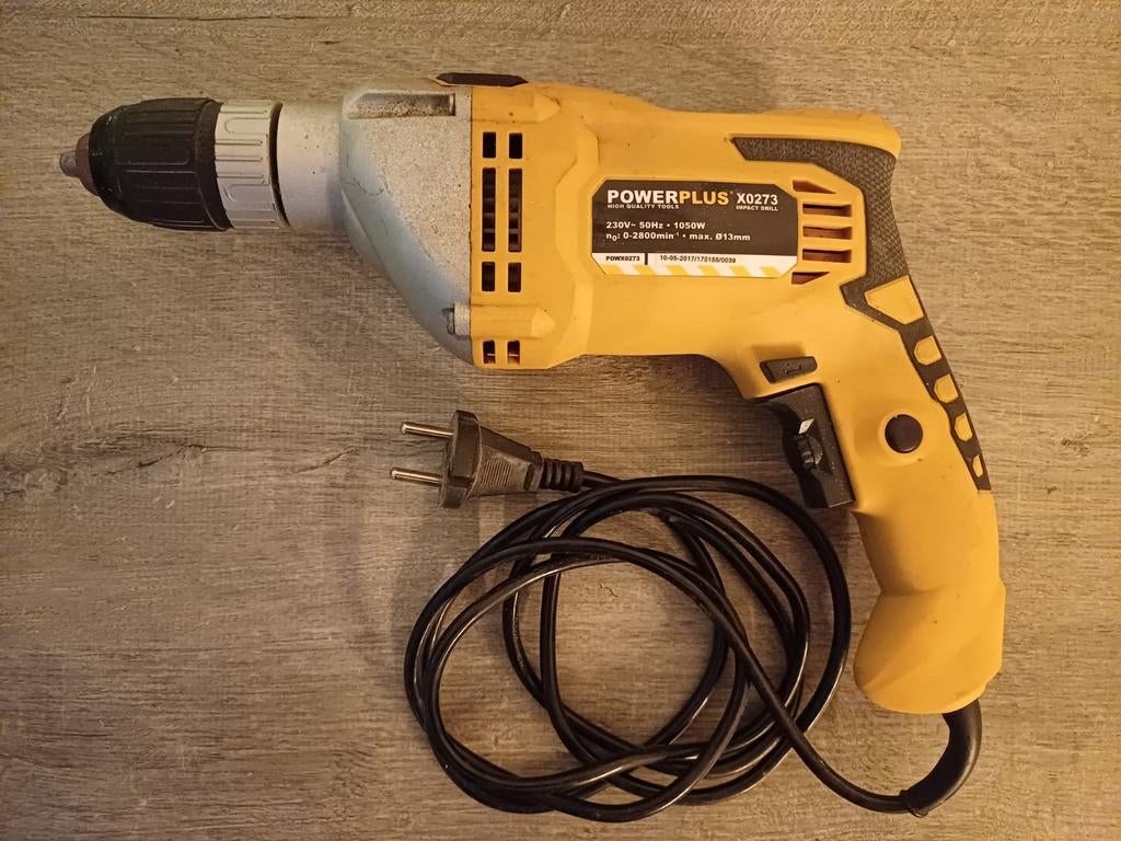Powerplus Boormachine, Enlèvement ou Envoi, Comme neuf, Perceuse
