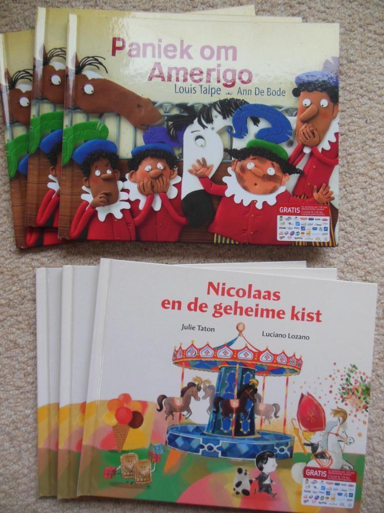 Sint-boekjes Paniek om Amerigo + Nicolaas e/d geheime kist, Ophalen of Verzenden, Nieuw, Voorleesboek