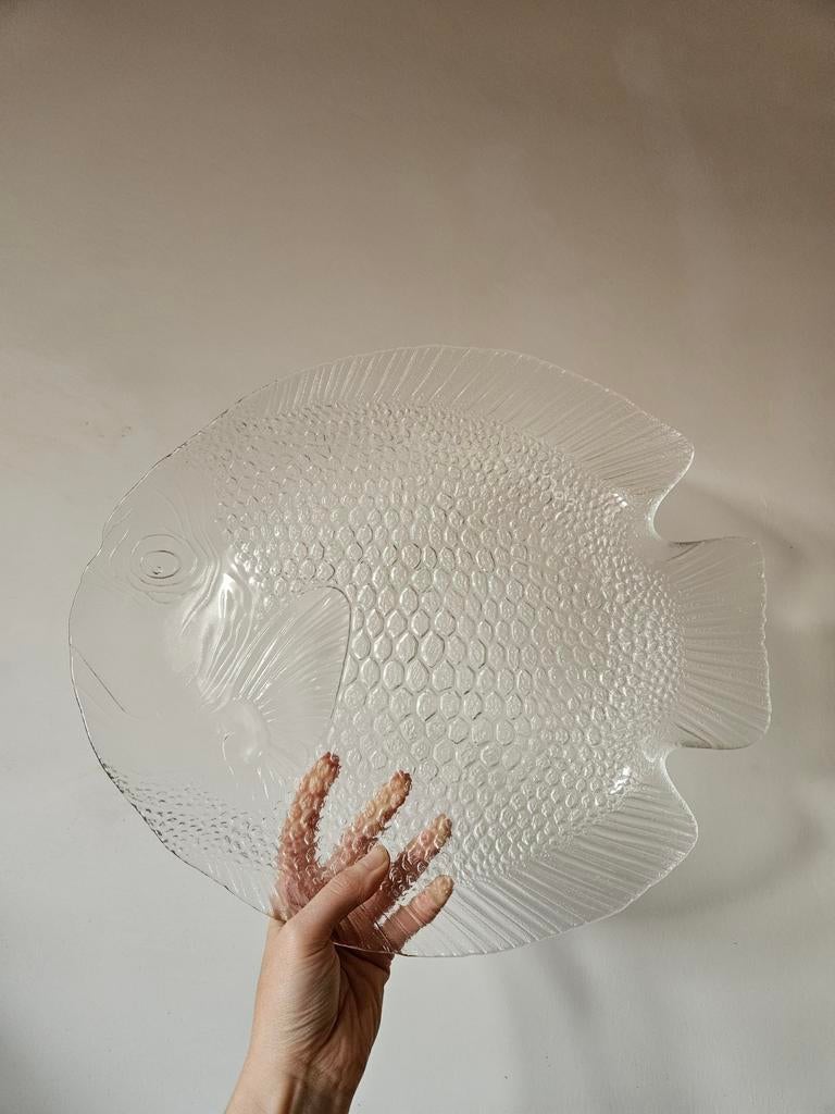 vintage vis schalen, Uni, Comme neuf, Verre, Enlèvement