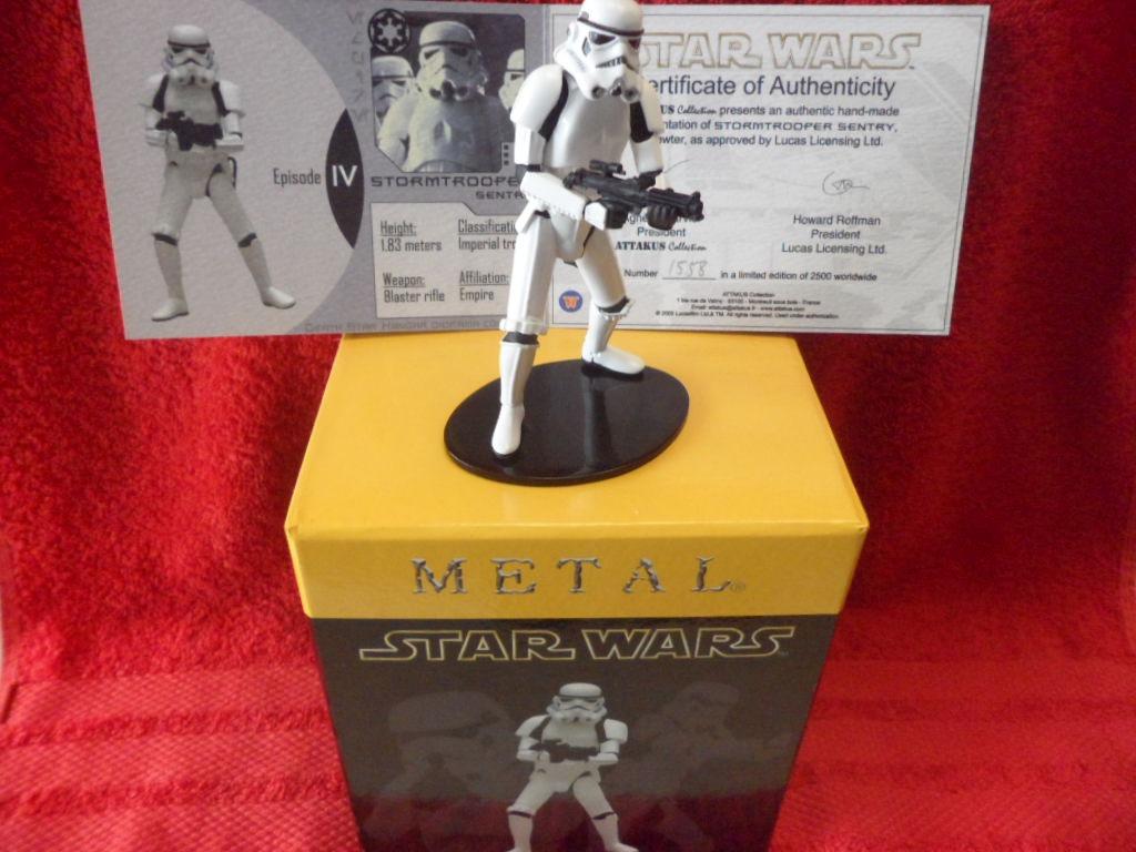 Figurine Star Wars Stormtrooper Sentry en métal Ed limitée, Envoi, Neuf, Autres types