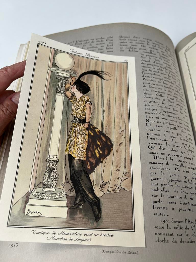 Plaisir de France 1938, plakboek mode, publiciteit, Verzamelen, Ophalen of Verzenden