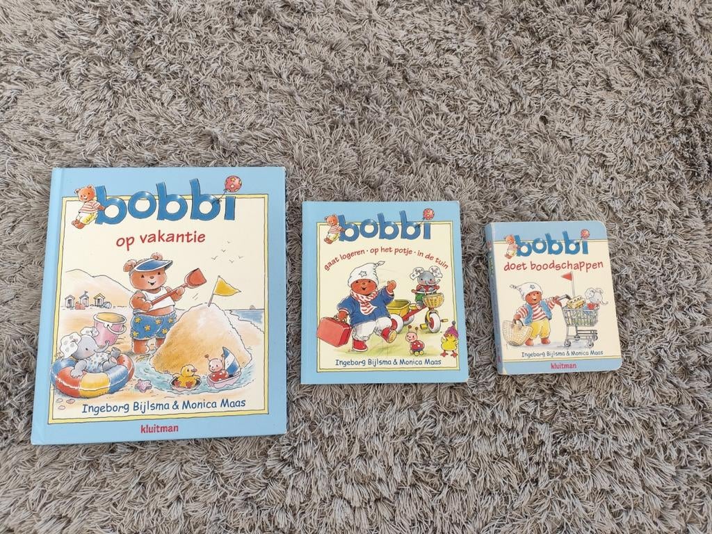 3x Baby-Peuterboekjes Bobbi, perfecte staat, Boeken, Ophalen of Verzenden, Zo goed als nieuw