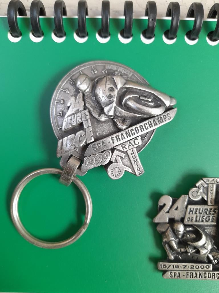 Collection porte-clefs 24h de Liège Moto, Spa-Francorchamps, Enlèvement ou Envoi, Comme neuf, Sport