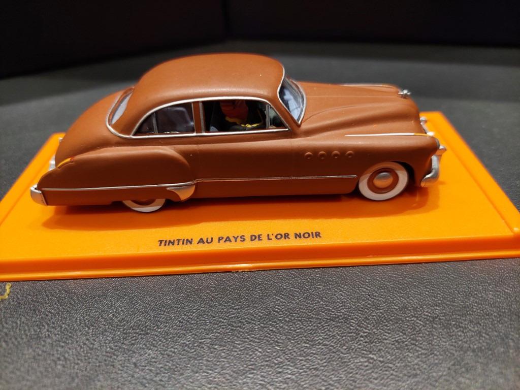 voiture TINTIN - buick roadmaster 1949 - pays or noir, Enlèvement ou Envoi, Tintin