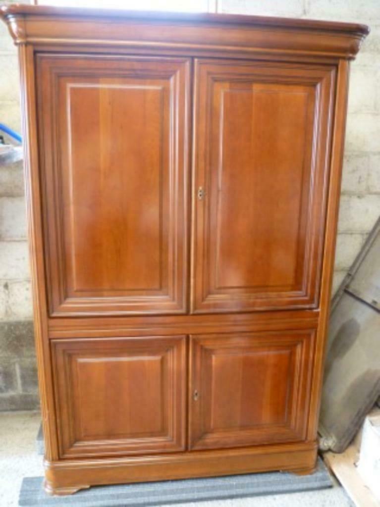 Tv kast in kerselaar, Huis en Inrichting, Kasten |Televisiemeubels, Ophalen, Gebruikt, 100 tot 150 cm, Kersenhout