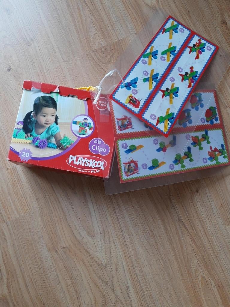 Playskool clipo , 20 stuks en ronde puzzel 12 stuks, Ophalen of Verzenden, Zo goed als nieuw