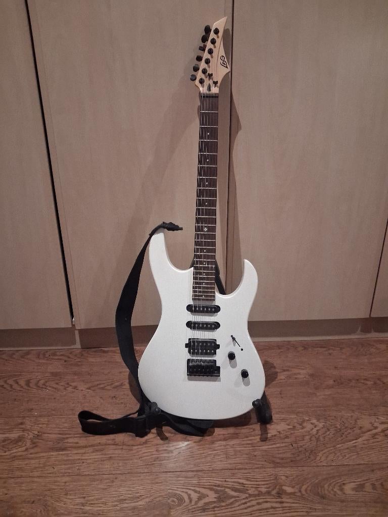 guitare électrique Harley benton fusion, Enlèvement, Comme neuf, Solid body, Autres marques