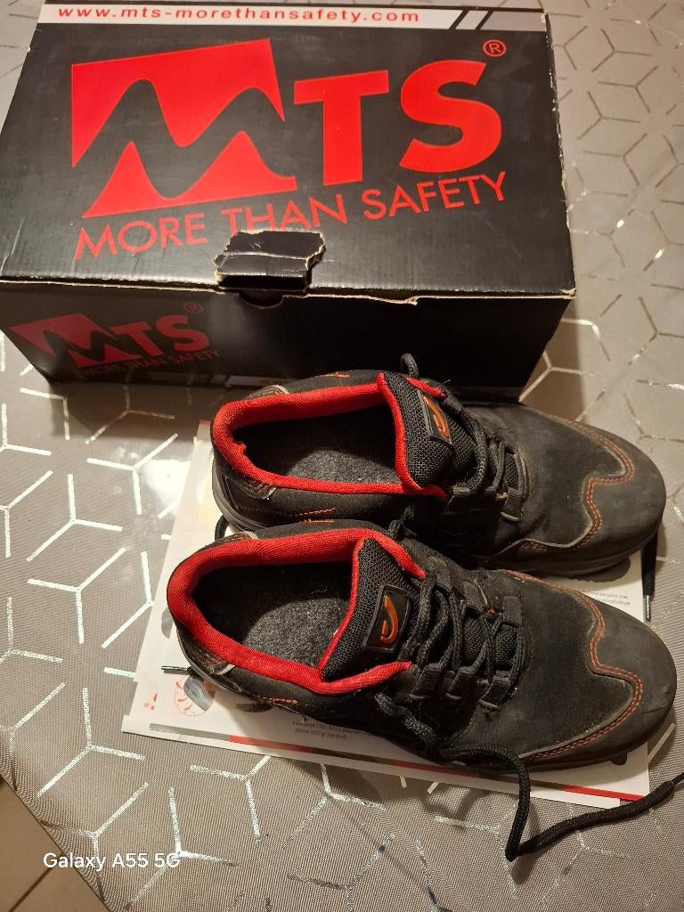 Chaussures de sécurité, Ophalen, Gedragen, Zwart, Werkschoenen