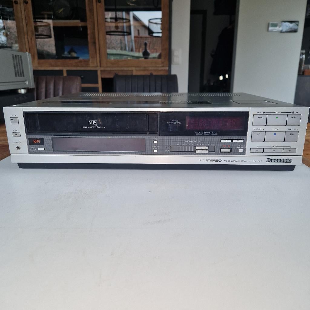 Panasonic stereo video cassette recorder NV-870, Enlèvement, Utilisé, Lecteur ou enregistreur VHS