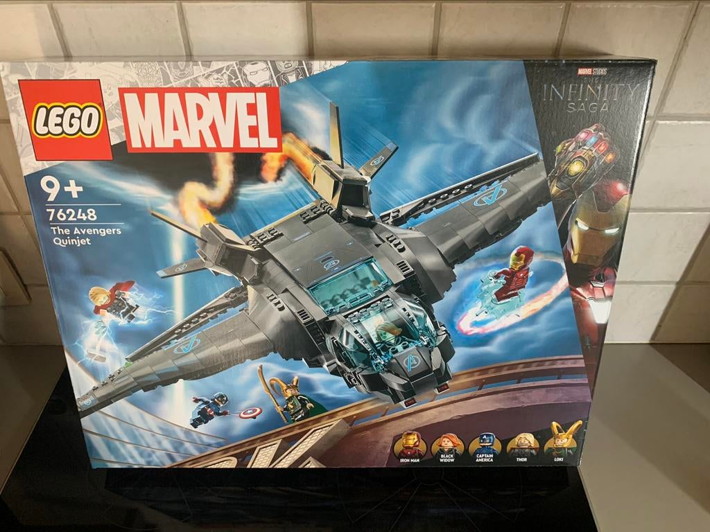 Lego Marvel set 76248 The Avengers Quinjet (New), Ophalen of Verzenden, Nieuw, Complete set, Lego