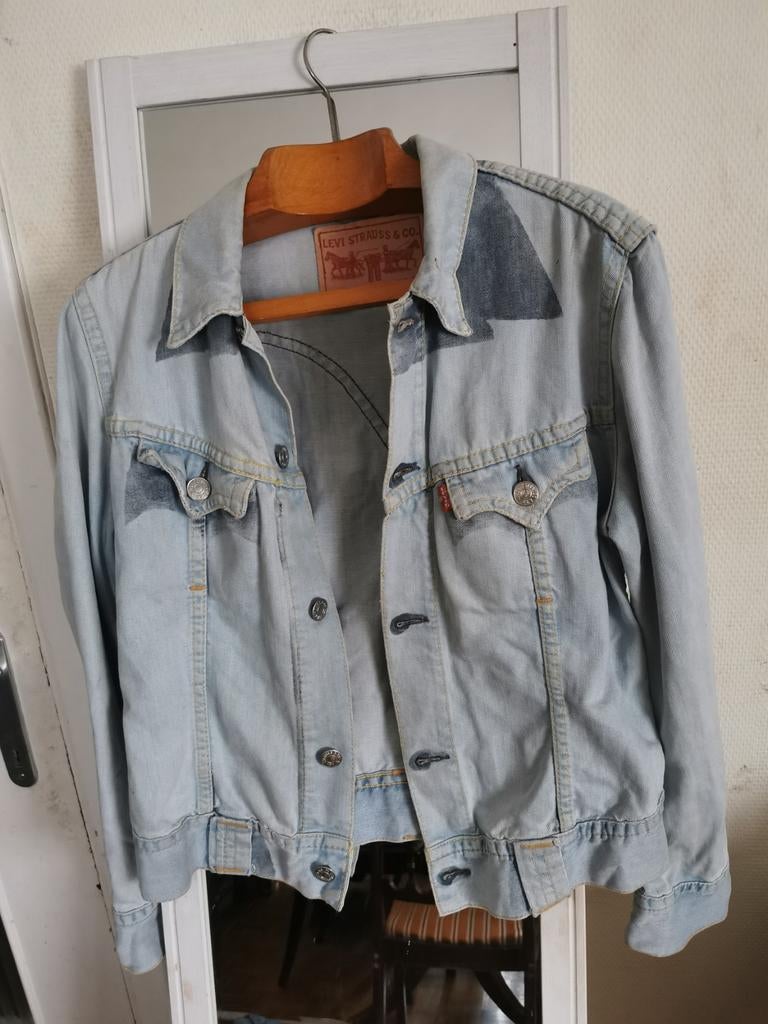 Veste en jeans, Ophalen of Verzenden, Gedragen, Blauw
