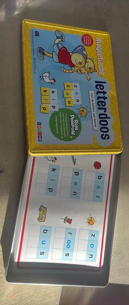 Letterdoos pompom, Kinderen en Baby's, Ophalen, Zo goed als nieuw