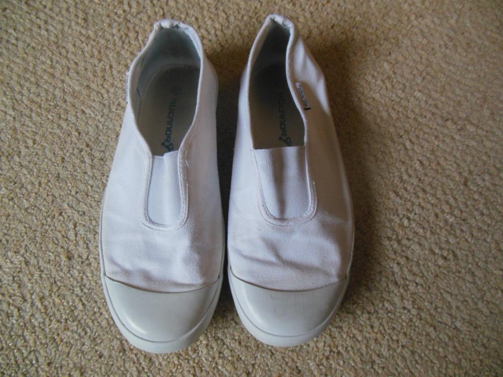 Witte Turnpantoffels Rucanor - maat 37, Sports & Fitness, Gymnastique, Enlèvement ou Envoi, Comme neuf, Blanc, Chaussons de gymnastique