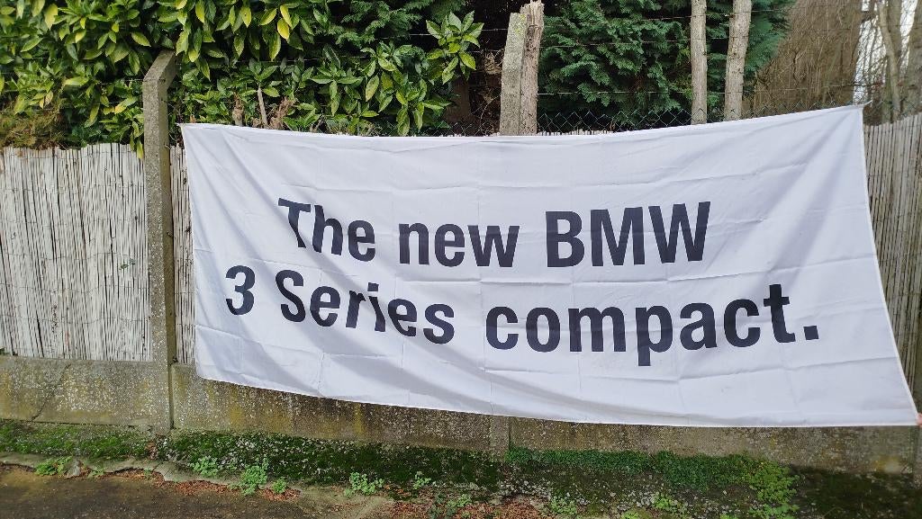 Drapeau publicitaire BMW, Collections, Enlèvement, Neuf, Panneau publicitaire