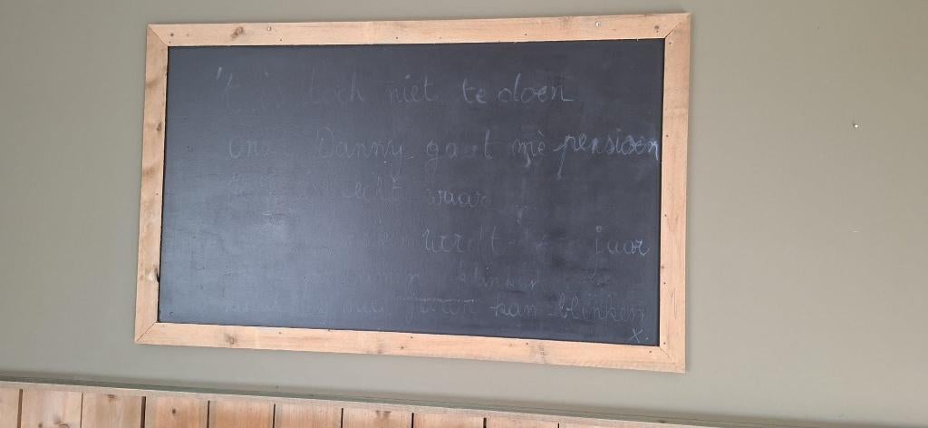 Krijtbord, Ophalen, Gebruikt, Krijtbord